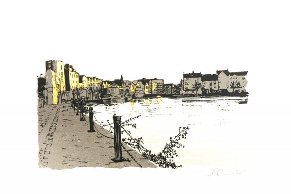The Shore at Leith Screen Print